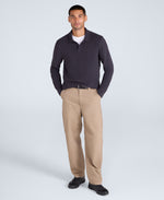 Ollie Mens Long Sleeve Polo - Black