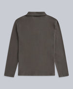 Ollie Mens Long Sleeve Polo - Khaki