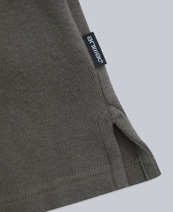 Ollie Mens Long Sleeve Polo - Khaki