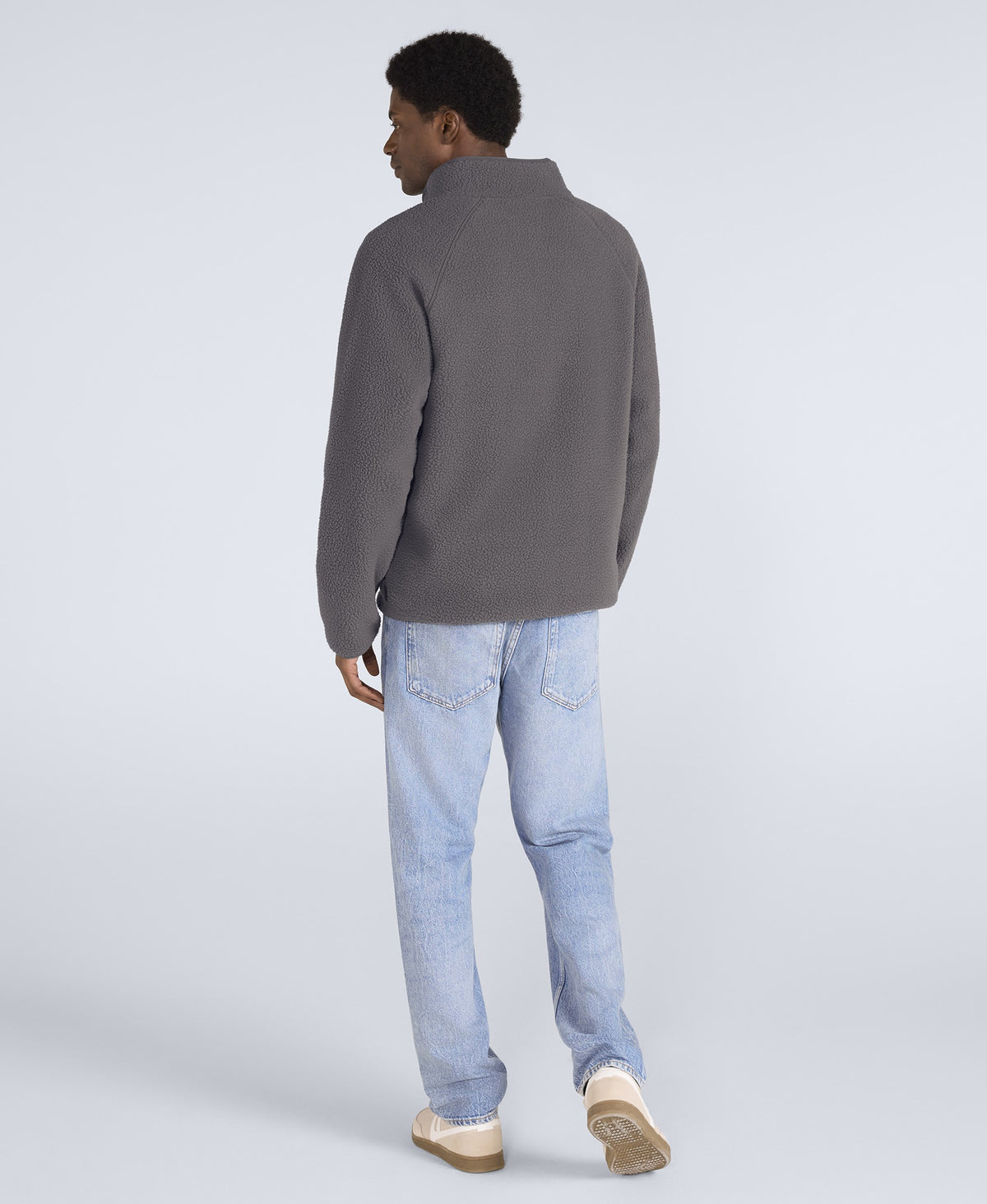 Andy Mens Borg Fleece Jacket - Light Grey