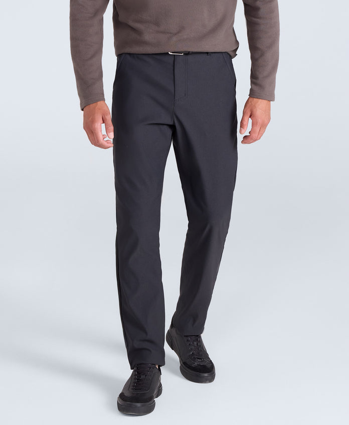 Commuter Mens 5 Pocket Stretch Trousers - Black