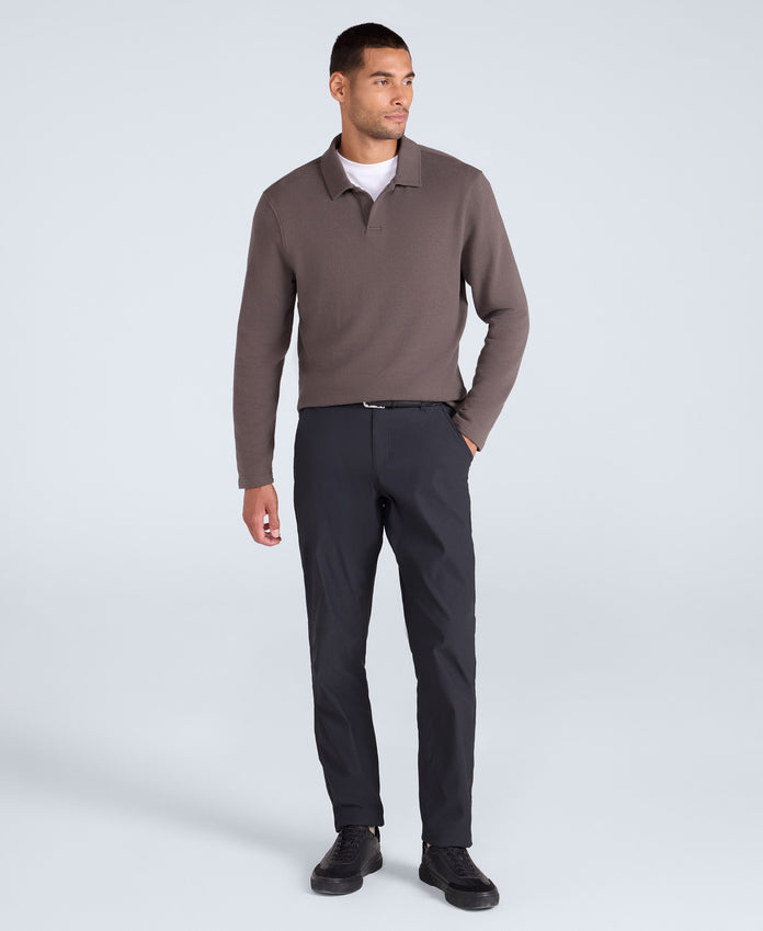 Commuter Mens 5 Pocket Stretch Trousers - Black