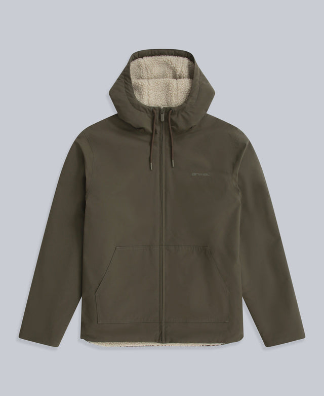 Jack Mens Borg Lined Jacket - Green