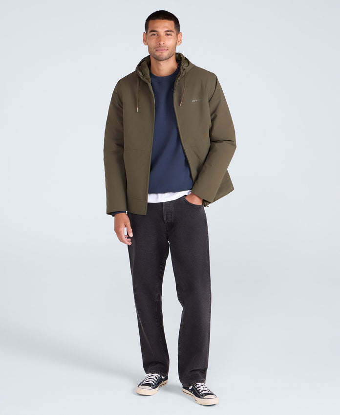 Jack Mens Borg Lined Jacket - Green