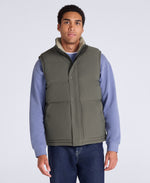 Fistral Mens Padded Gilet - Dark Khaki