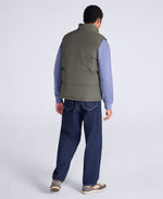 Fistral Mens Padded Gilet - Dark Khaki