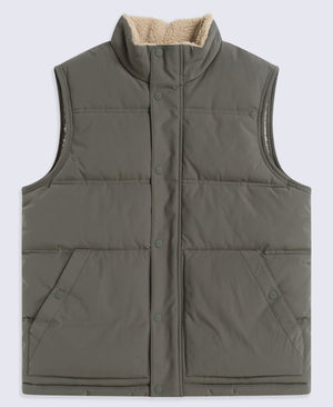 Fistral Mens Padded Gilet - Dark Khaki