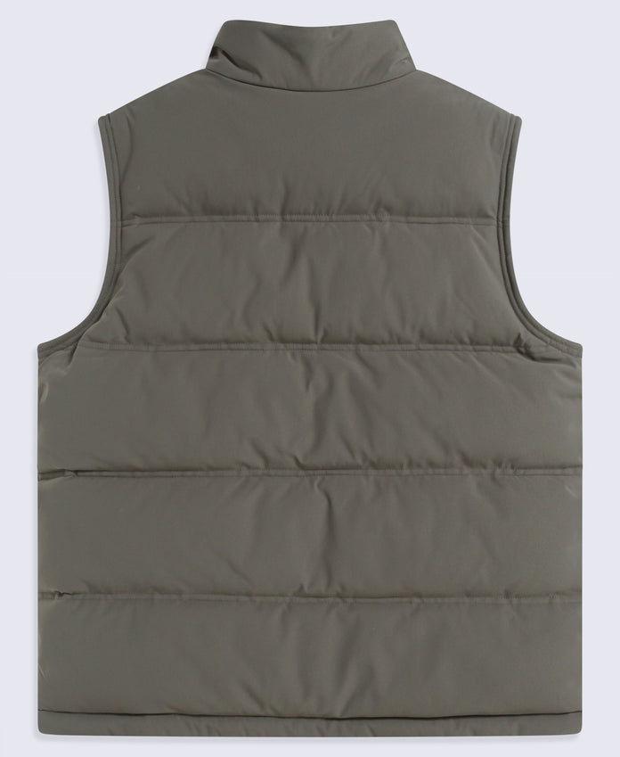 Fistral Mens Padded Gilet - Dark Khaki