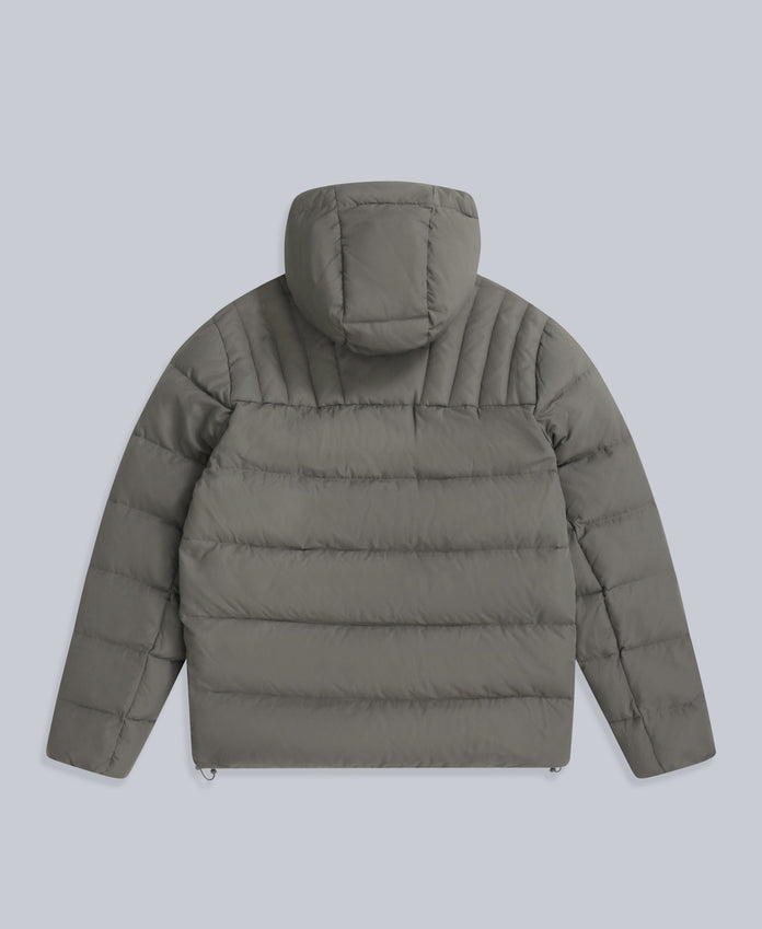 Mens Tech Down Mid Weight Jacket - Dark Khaki