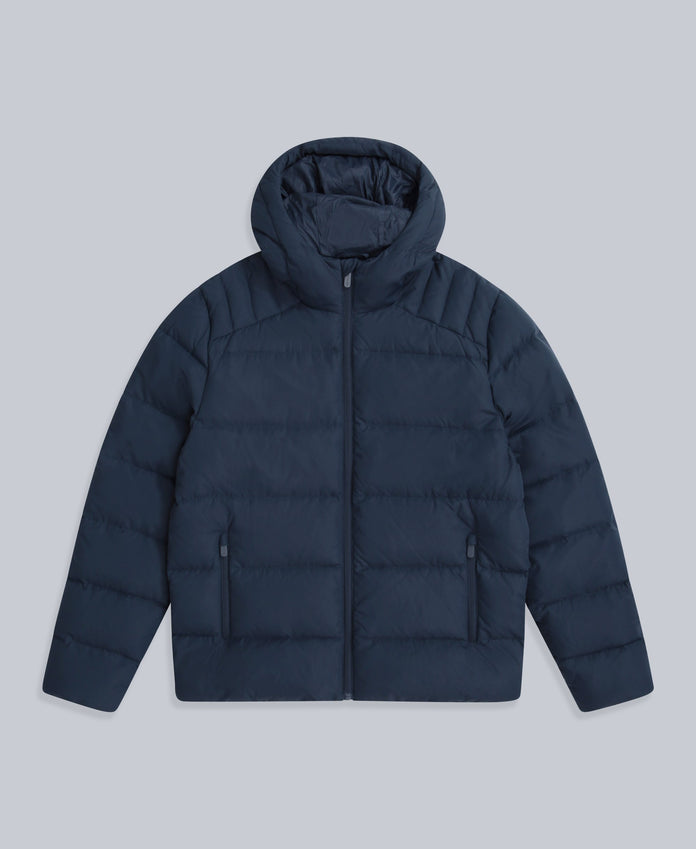 Mens Tech Down Mid Weight Jacket - Navy