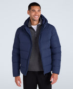 Mens Tech Down Mid Weight Jacket - Navy
