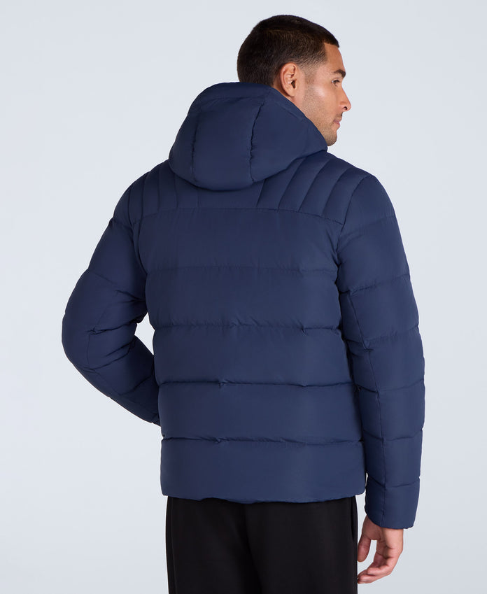 Mens Tech Down Mid Weight Jacket - Navy