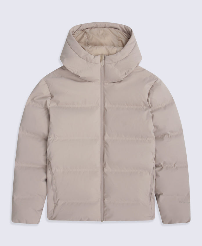 Mens Tech Down Heat Sealed Jacket - Beige