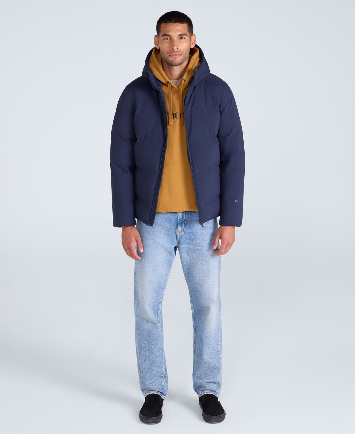 Mens Tech Down Heat Sealed Jacket - Navy