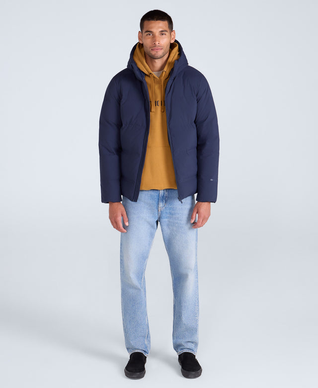 Mens Tech Down Heat Sealed Jacket - Navy