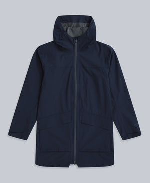 Elements Mens Longline 2.5 Layer Waterproof Jacket - Navy