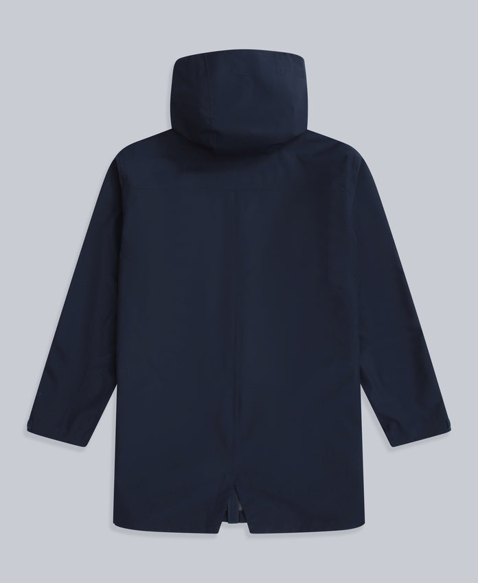 Elements Mens Longline 2.5 Layer Waterproof Jacket - Navy