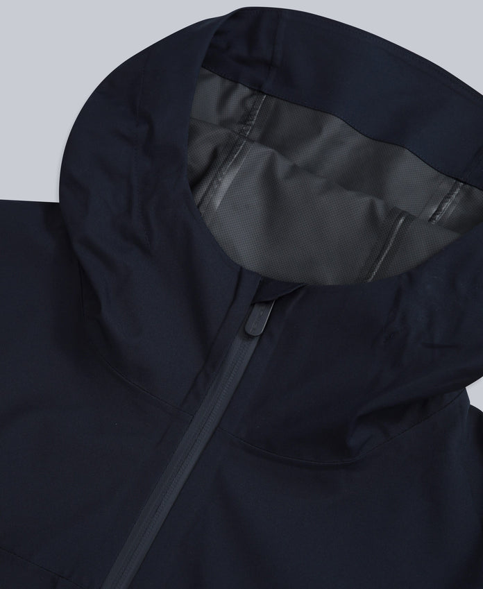Elements Mens Longline 2.5 Layer Waterproof Jacket - Navy