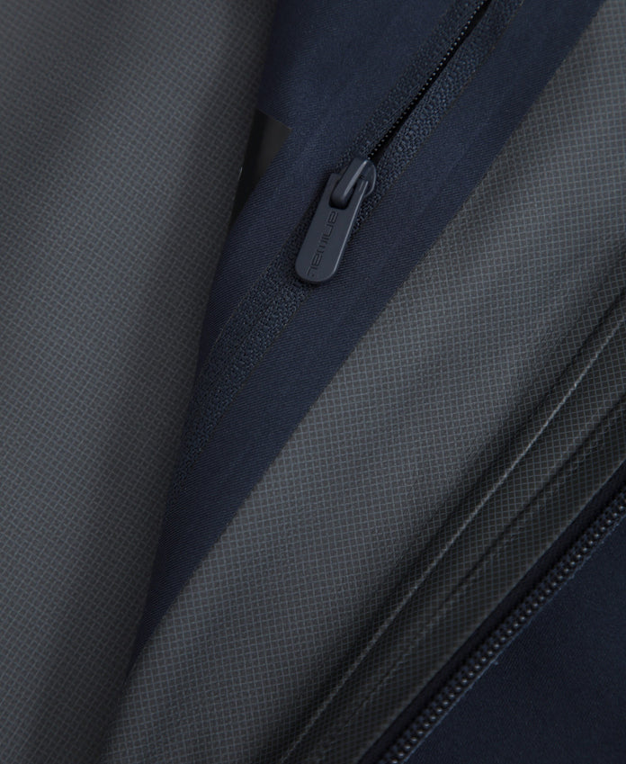 Elements Mens Longline 2.5 Layer Waterproof Jacket - Navy