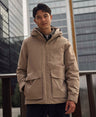 Hague Mens Waterproof Light Padded Jacket - Beige