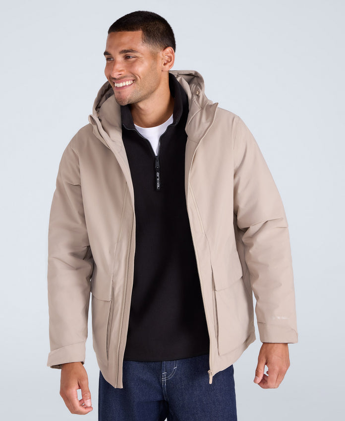 Hague Mens Light Padded Jacket - Beige