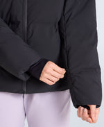 Glacier Womens Heat Sealed Waterproof Ski Jacket - Black