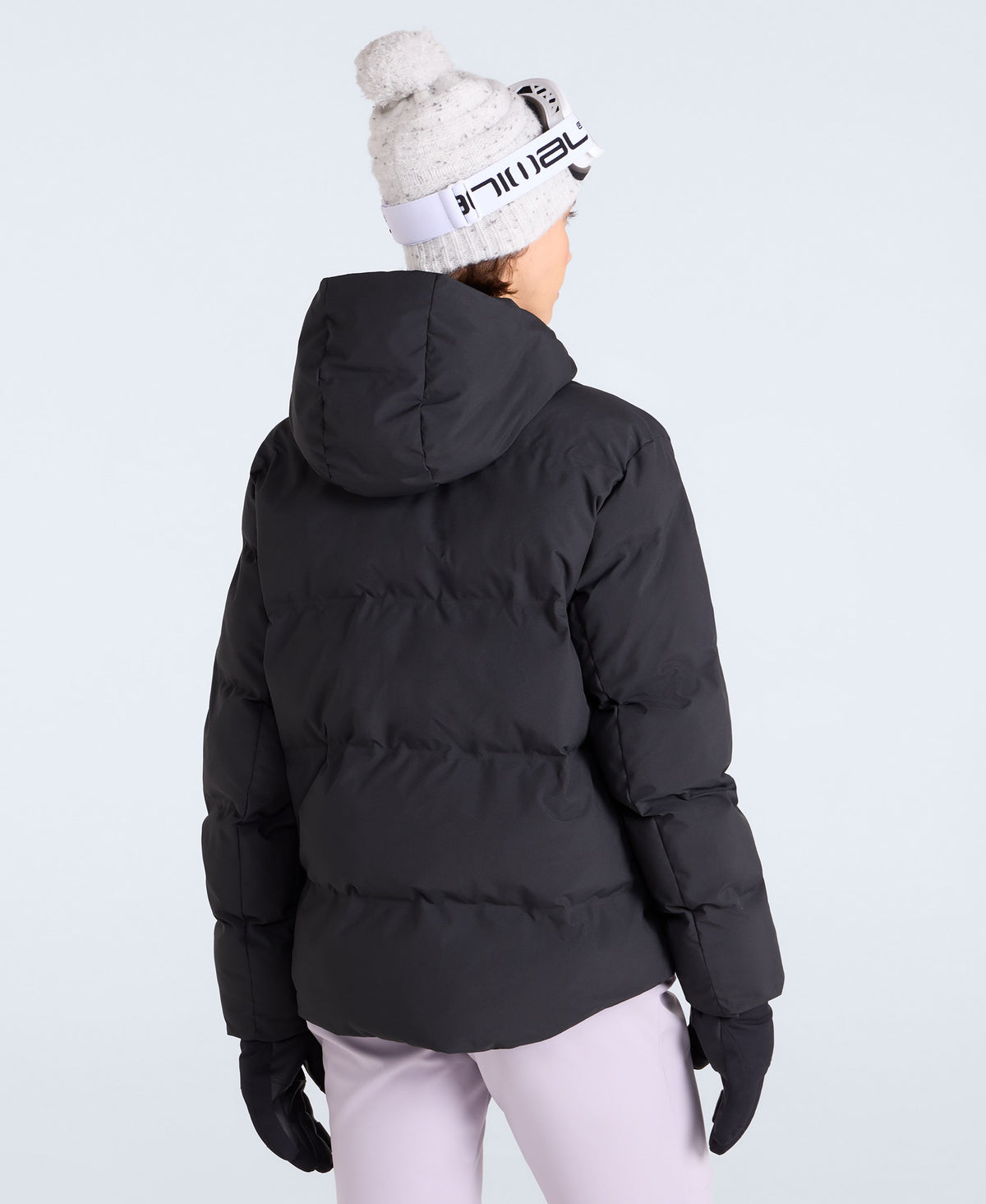 Glacier Womens Heat Sealed Waterproof Ski Jacket - Black