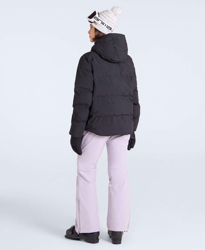 Glacier Womens Heat Sealed Waterproof Ski Jacket - Black