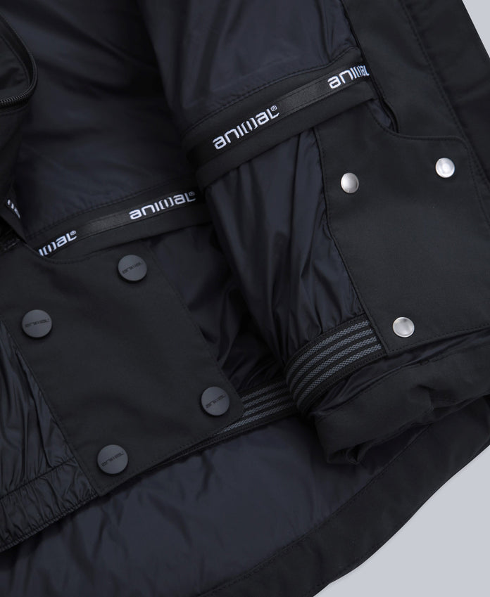 Glacier Womens Heat Sealed Waterproof Ski Jacket - Black