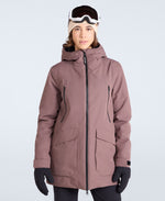 Echo Womens Waterproof Ski Jacket - Brown