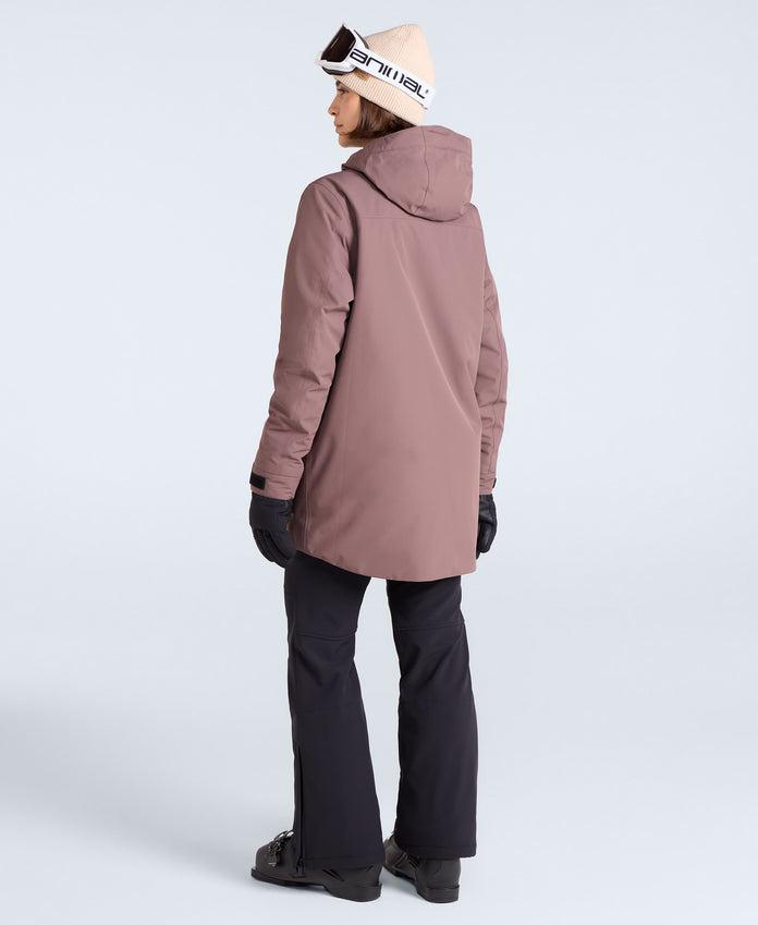 Echo Womens Waterproof Ski Jacket - Brown