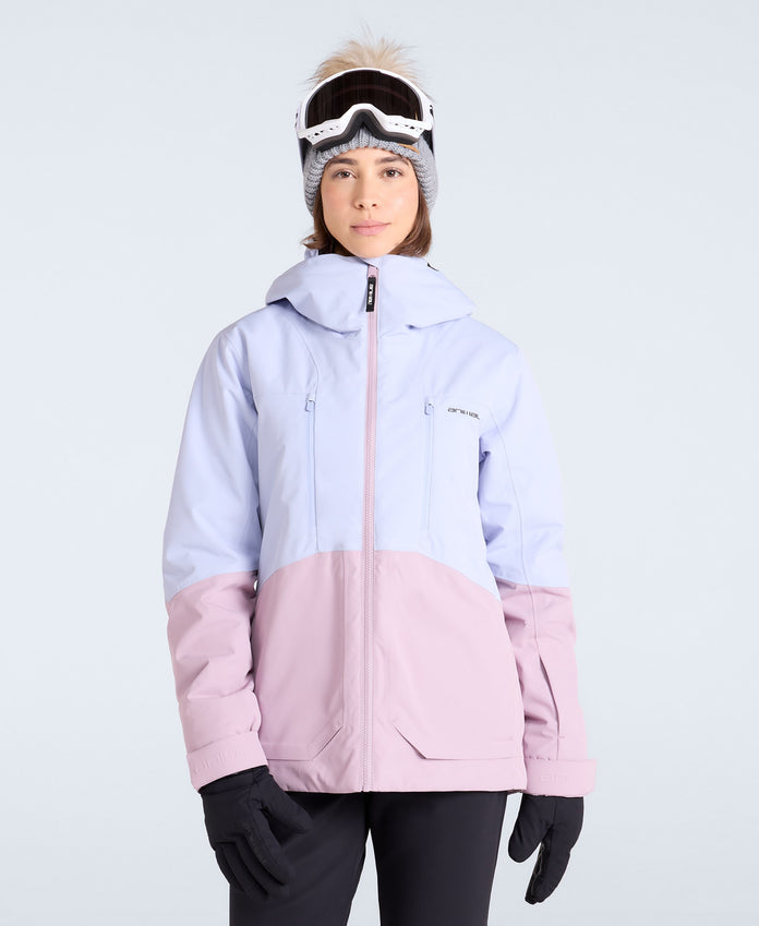Juniper Womens Panelled Ski Jacket - Pale Blue