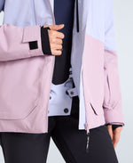 Juniper Womens Panelled Ski Jacket - Pale Blue