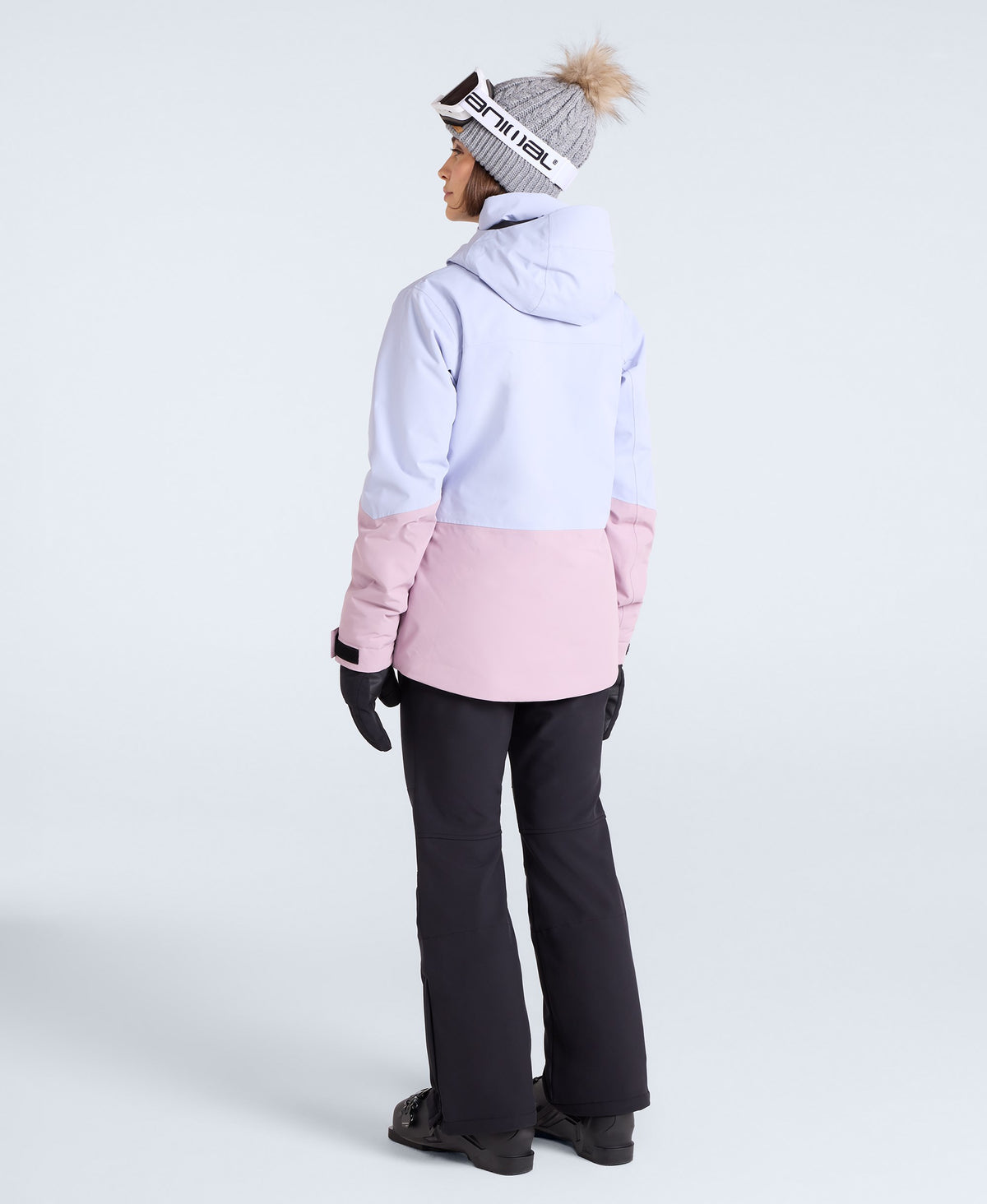 Juniper Womens Waterproof Panelled Ski Jacket - Pale Blue