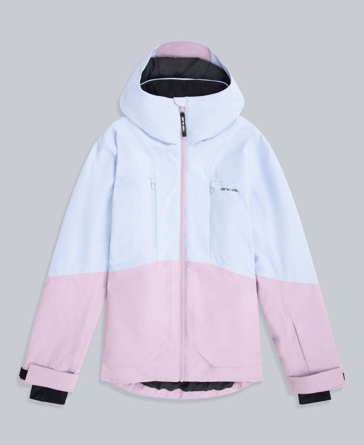 Juniper Womens Waterproof Panelled Ski Jacket - Pale Blue
