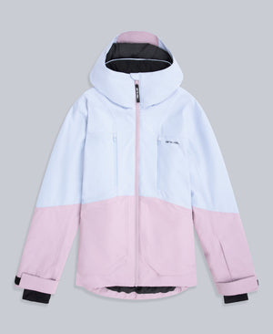 Juniper Womens Waterproof Panelled Ski Jacket - Pale Blue