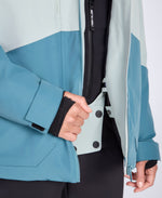 Juniper Womens Waterproof Panelled Ski Jacket - Teal