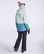 Juniper Womens Waterproof Panelled Ski Jacket - Teal