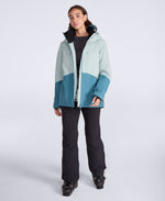 Juniper Womens Waterproof Panelled Ski Jacket - Teal