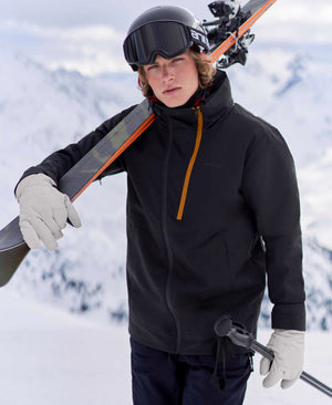 Vortex Mens 3 Layer Waterproof Ski Jacket - Black