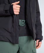 Arctic Mens Waterproof Ski Jacket - Black