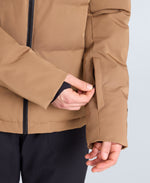 Polar Mens Heat Sealed Waterproof Ski Jacket - Brown