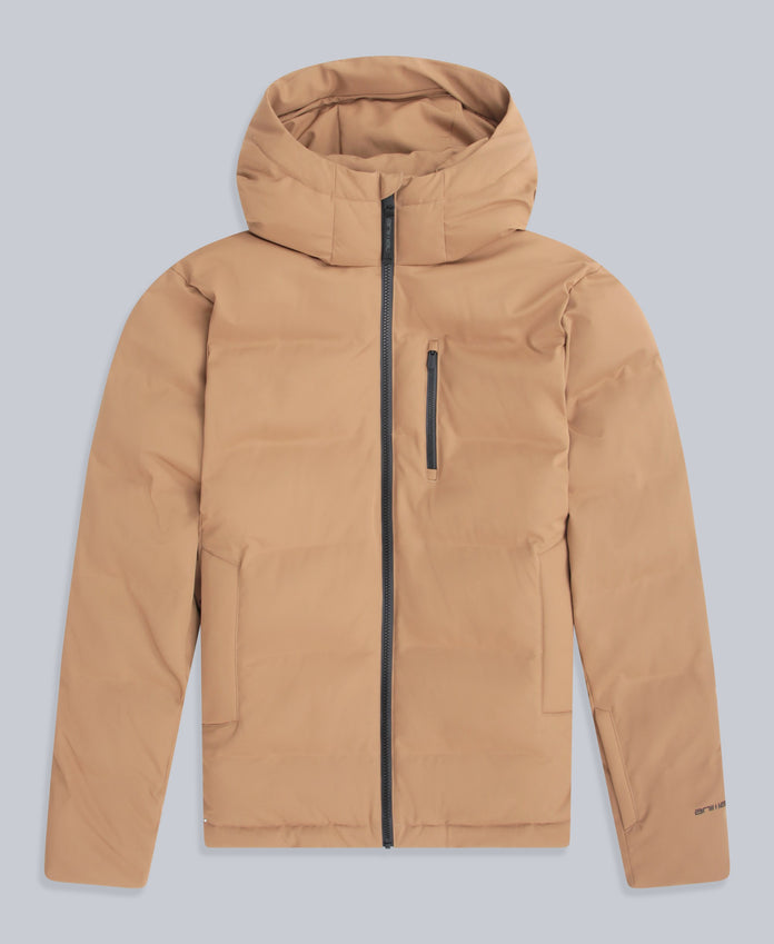 Polar Mens Heat Sealed Waterproof Ski Jacket - Brown