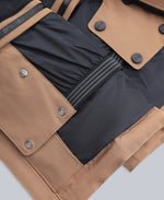 Polar Mens Heat Sealed Waterproof Ski Jacket - Brown