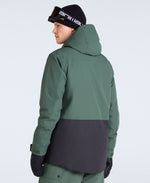 Zephyr Mens Waterproof Snow Jacket - Green