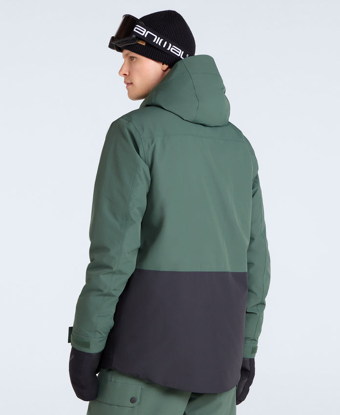 Zephyr Mens Waterproof Snow Jacket - Green