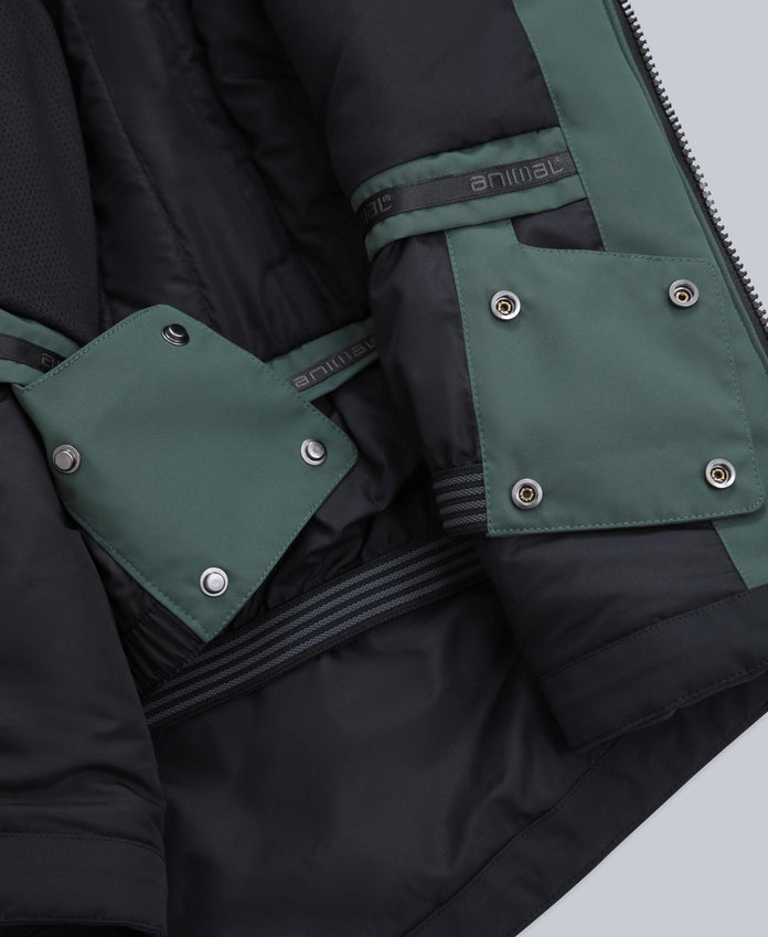 Zephyr Mens Waterproof Snow Jacket - Green