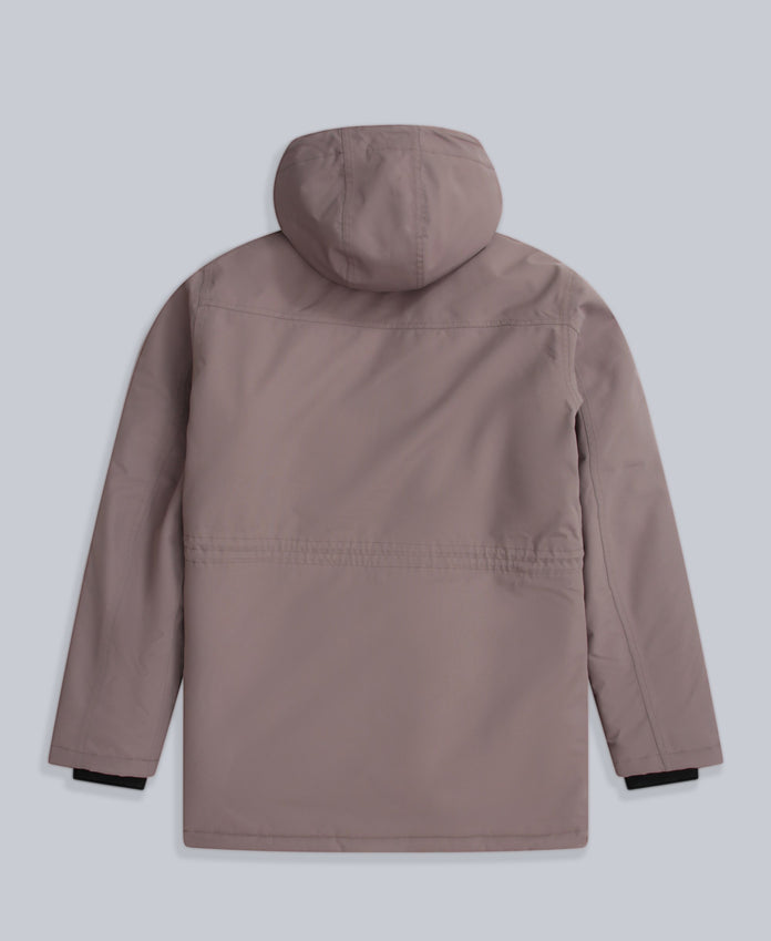 Jesper Mens Parka Jacket - Brown