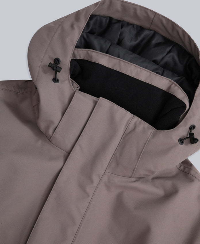 Jesper Mens Parka Jacket - Brown