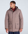 Jesper Mens Parka Jacket - Brown